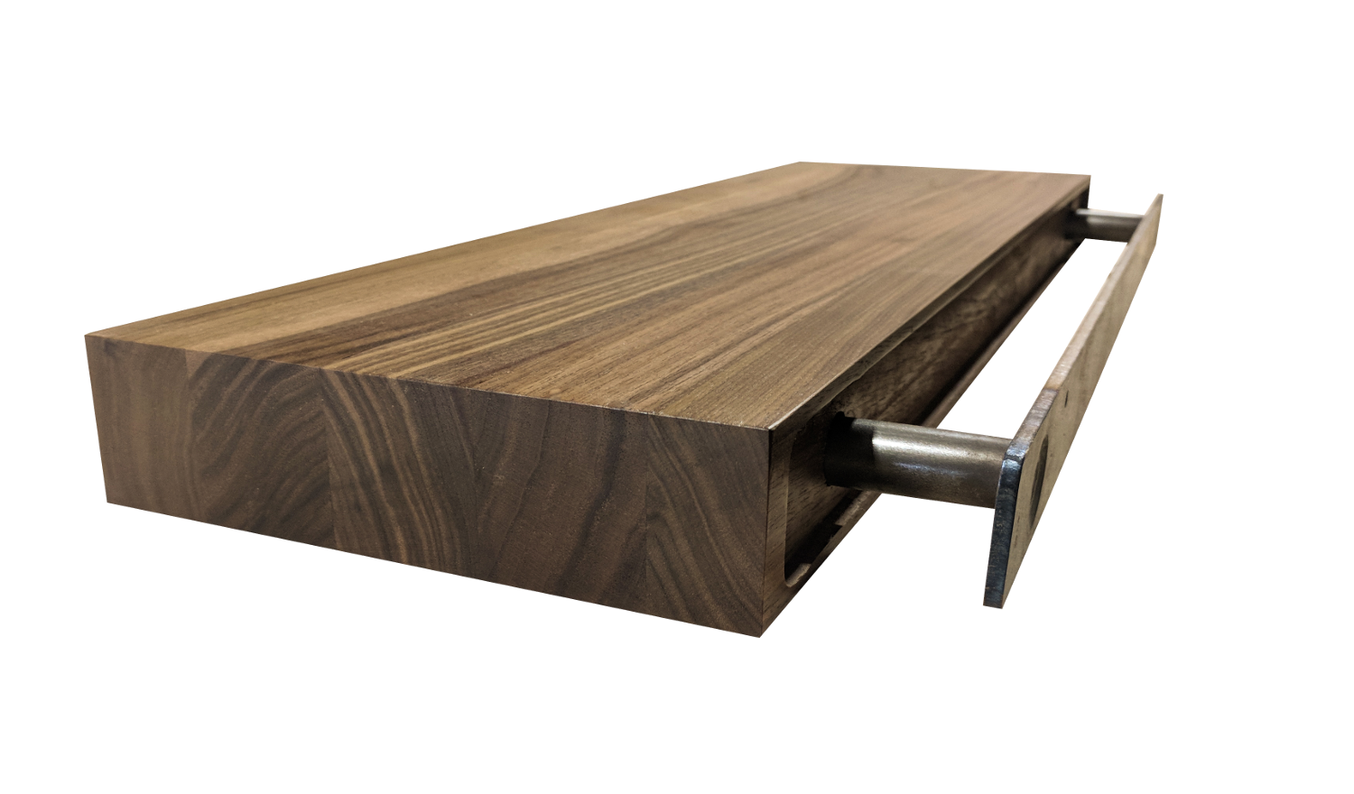 Solid Wood Custom Made Set of 2 Details about   36" Floating Shelves 